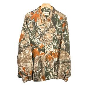 Outfitters Ridge Mens 3XL Camo Shirt Outdoors Long Sleeve Button Up Hunting Camp